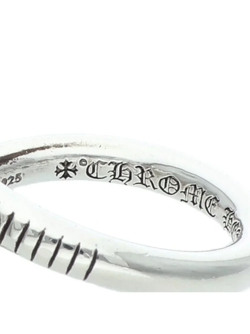 Chrome Hearts Nail Flat Silver Ring